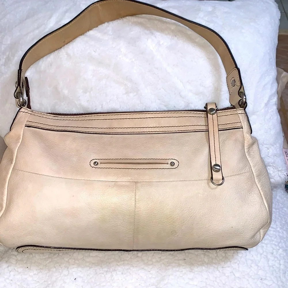 B Makowsky hobo off white/cream
